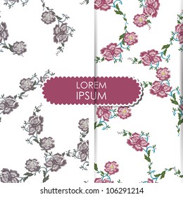 Floral card