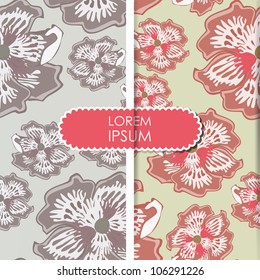 Floral card