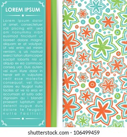 Floral card