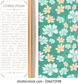 Floral card