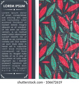 Floral card