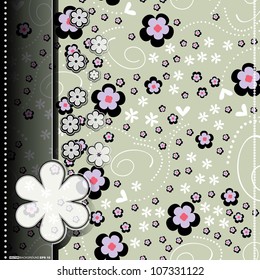 Floral card