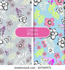 Floral card