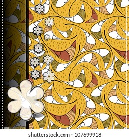 Floral card