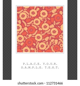 Floral card