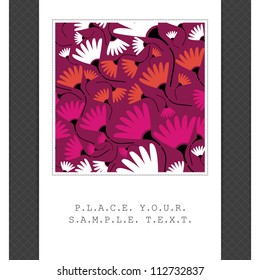 Floral card