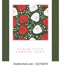 Floral card