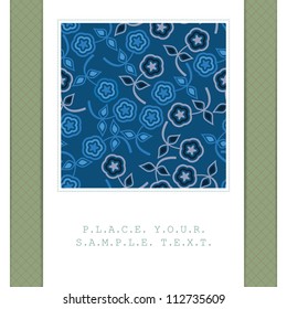 Floral card