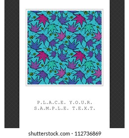 Floral card