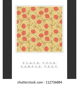 Floral card