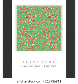 Floral card