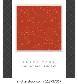 Floral card