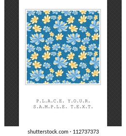 Floral card