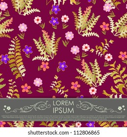Floral card