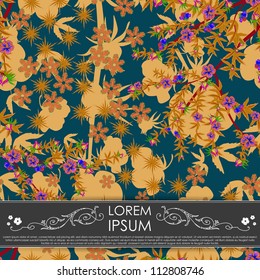 Floral card