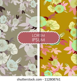 Floral card