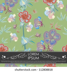 Floral card