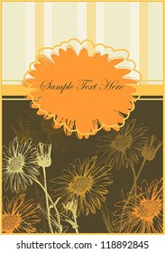 floral card