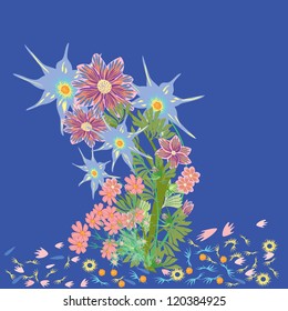 Floral card