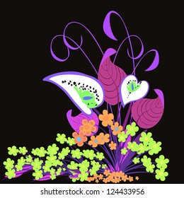 Floral card