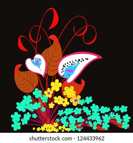 Floral card