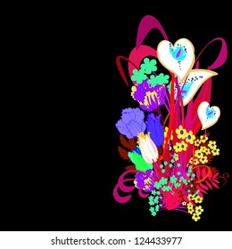 Floral card