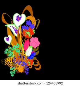 Floral card
