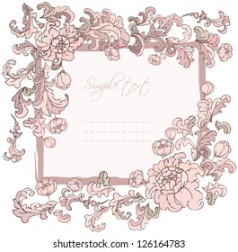 floral card