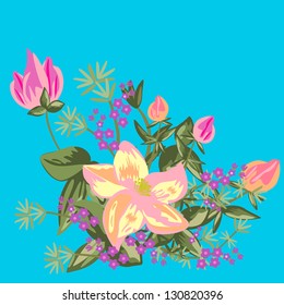 Floral card