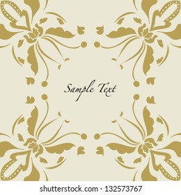 Floral card