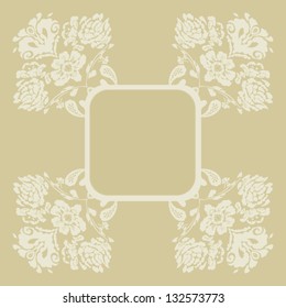 Floral card
