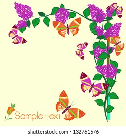 Floral card