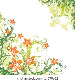 Floral card