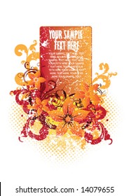 Floral card