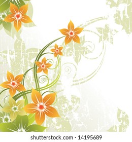 Floral card