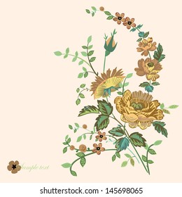 Floral card