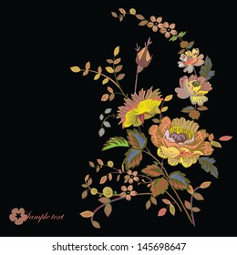 Floral card