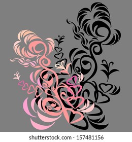 Floral card