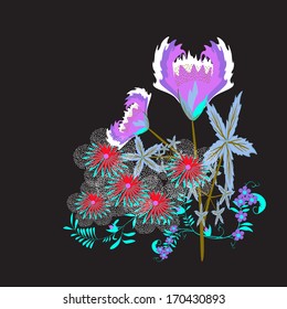 Floral card