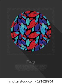 Floral card