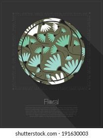 Floral card