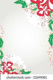 Floral card
