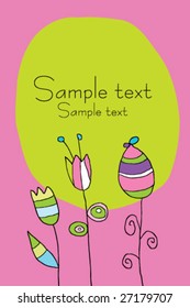 Floral card