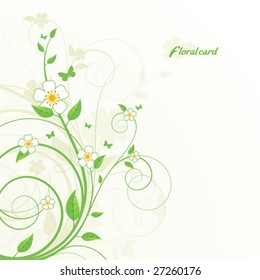 floral card