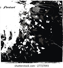 Floral card
