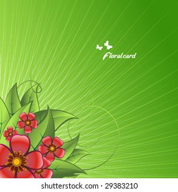 floral card