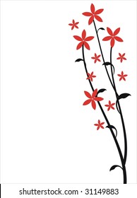 Floral card