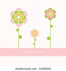 Floral card
