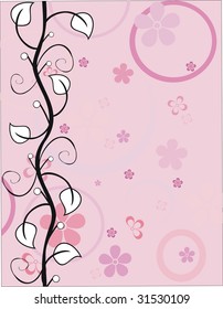  Floral card