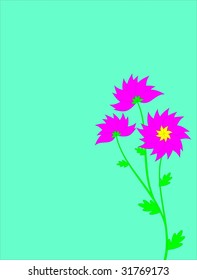 Floral card